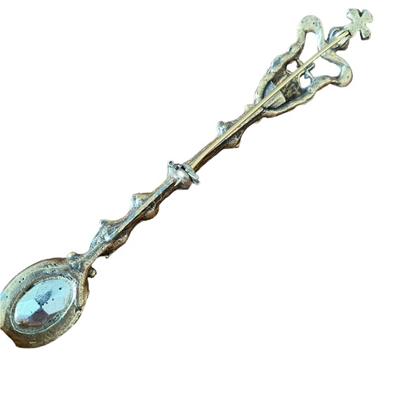 Vintage Scepter Brooch/ Pin - Picture 3 of 5